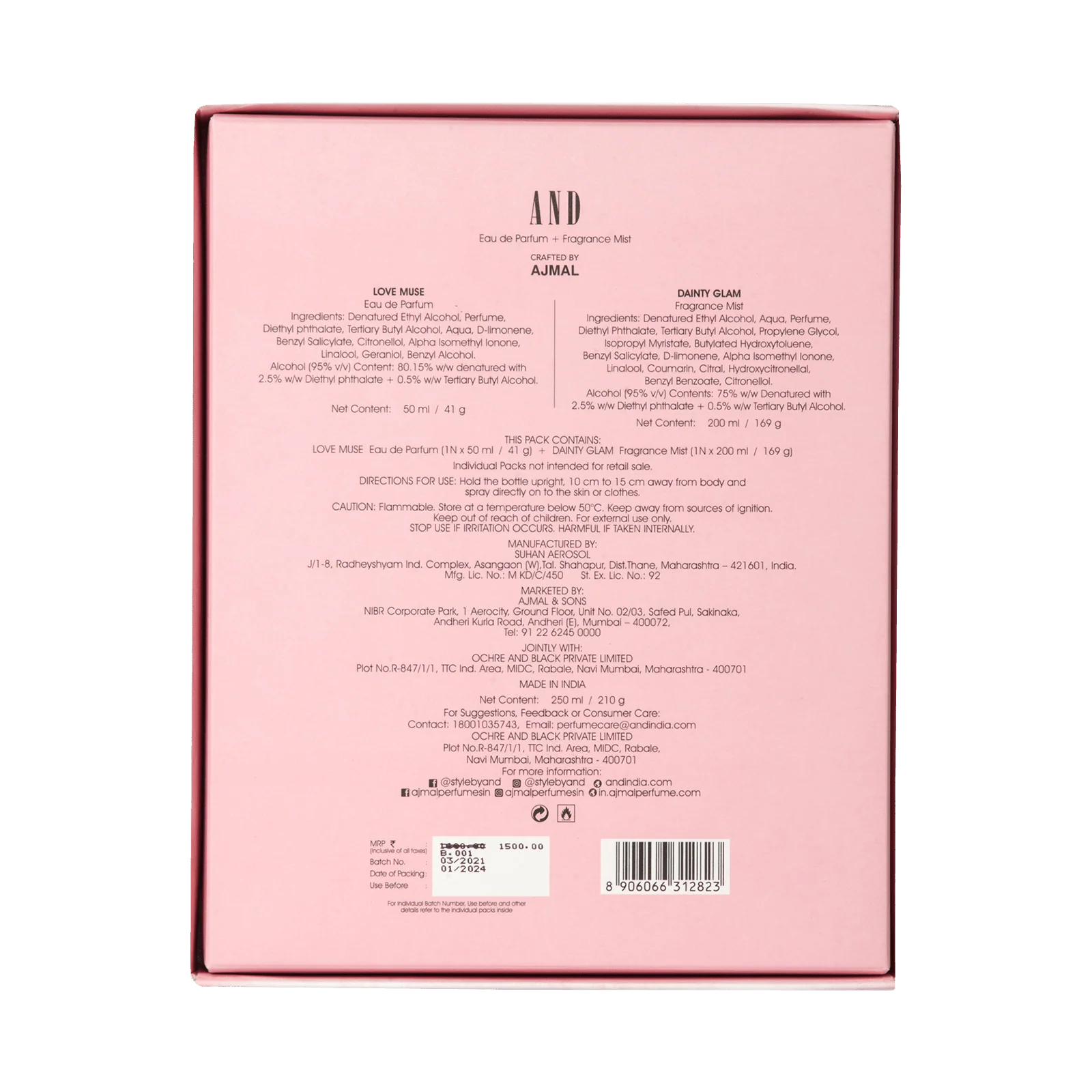 SHADES OF ME Perfume Giftpack 250ML for Women - Image 5