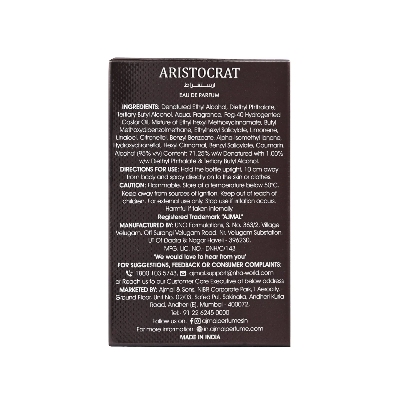 Aristocrat Perfume 14 ML for Men - Image 5
