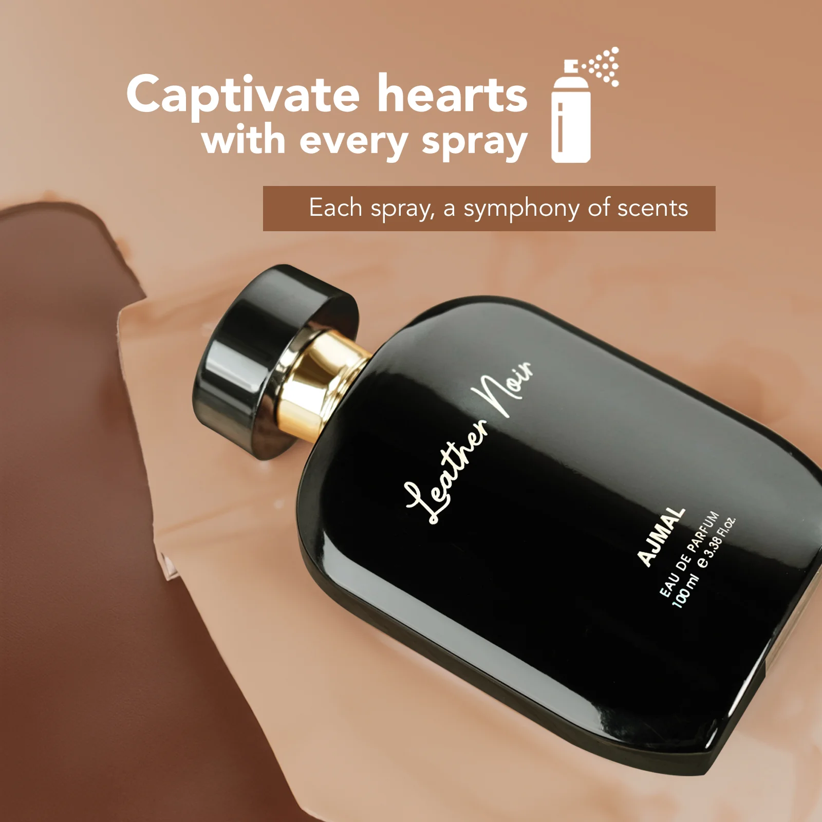 LEATHER-NOIR Perfume 100ML for Men - Image 3