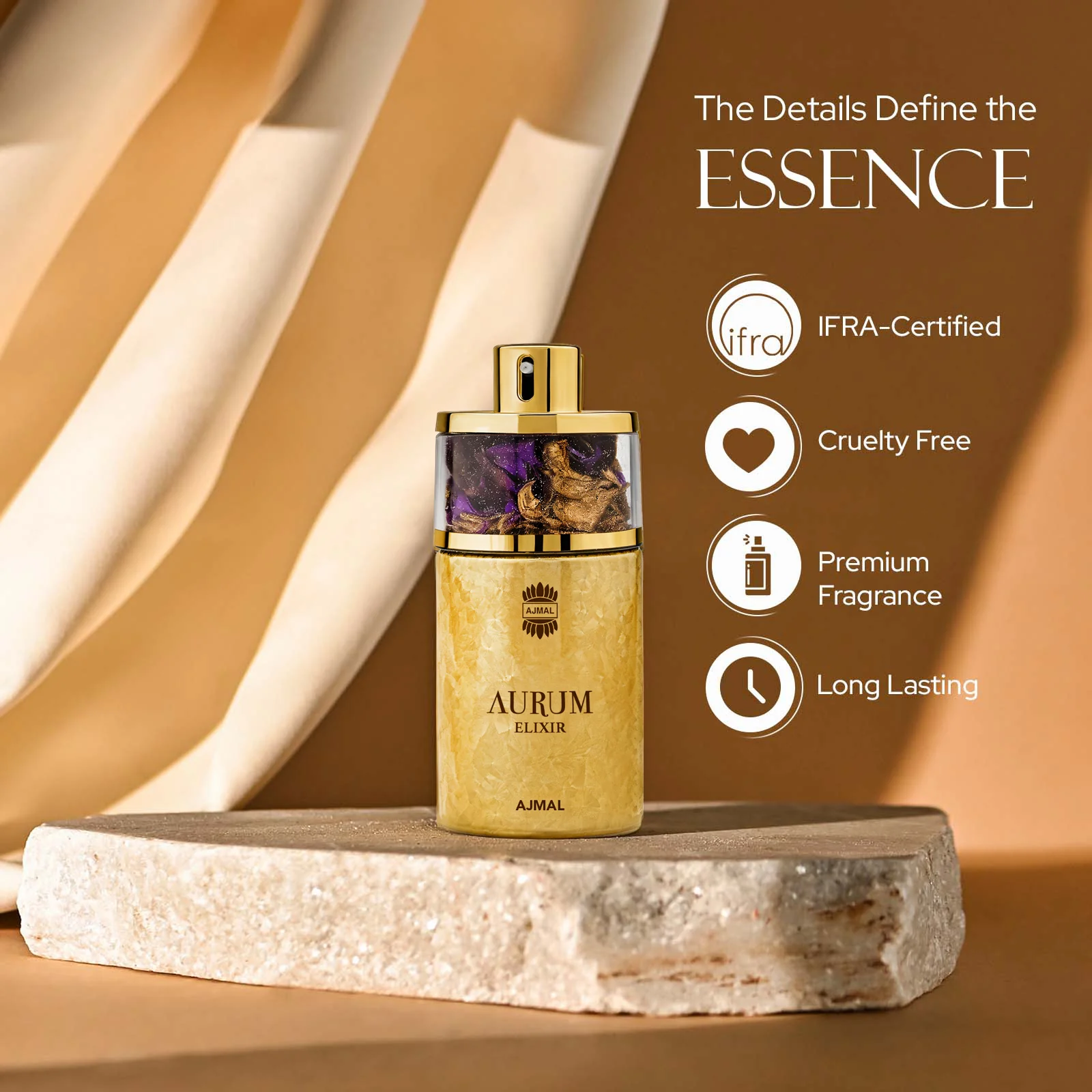 Aurum Elixir Perfume 75 ML for Unisex - Image 4