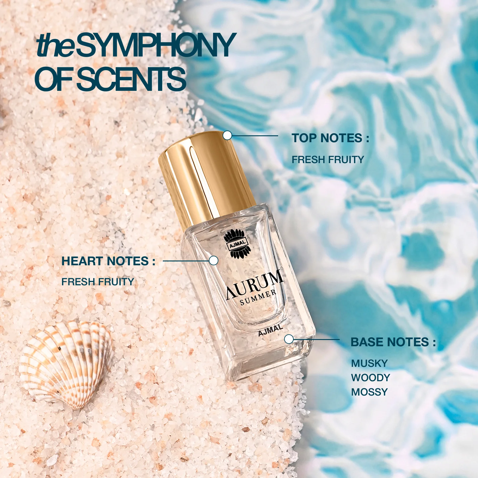 Aurum Summer Perfume 14 ML for Men & Women - Image 4