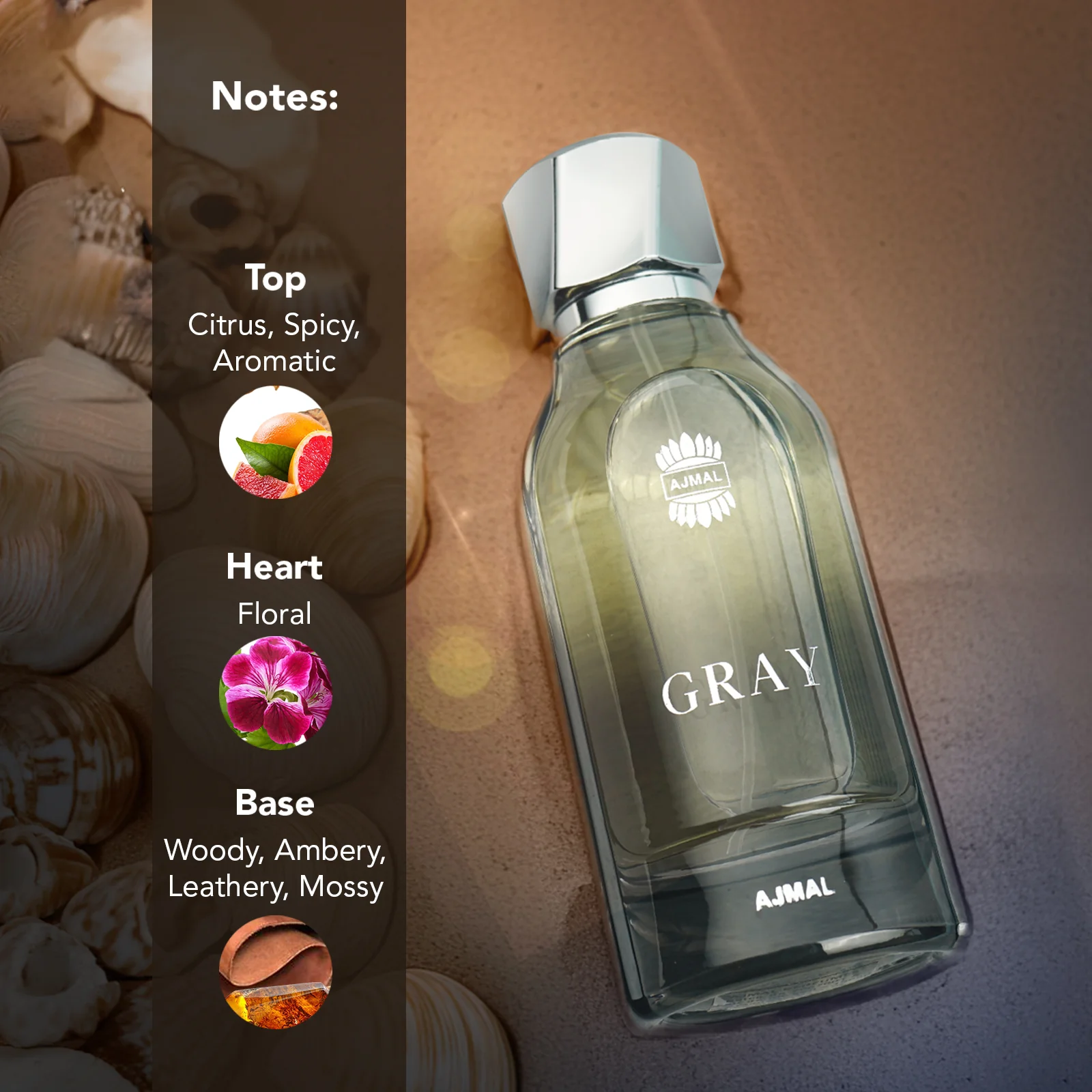 GRAY Perfume 100ML for Men - Image 4