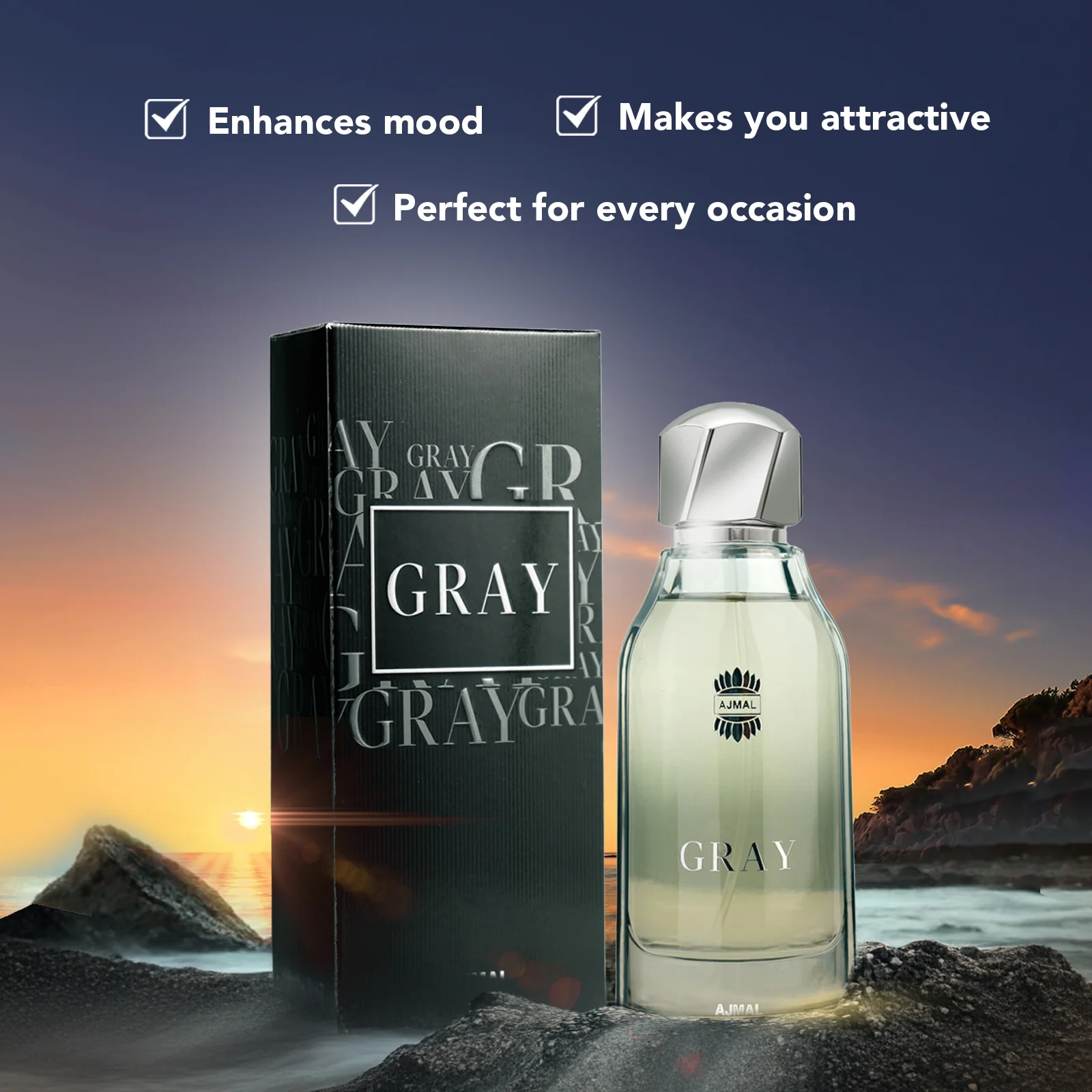 GRAY Perfume 100ML for Men - Image 5