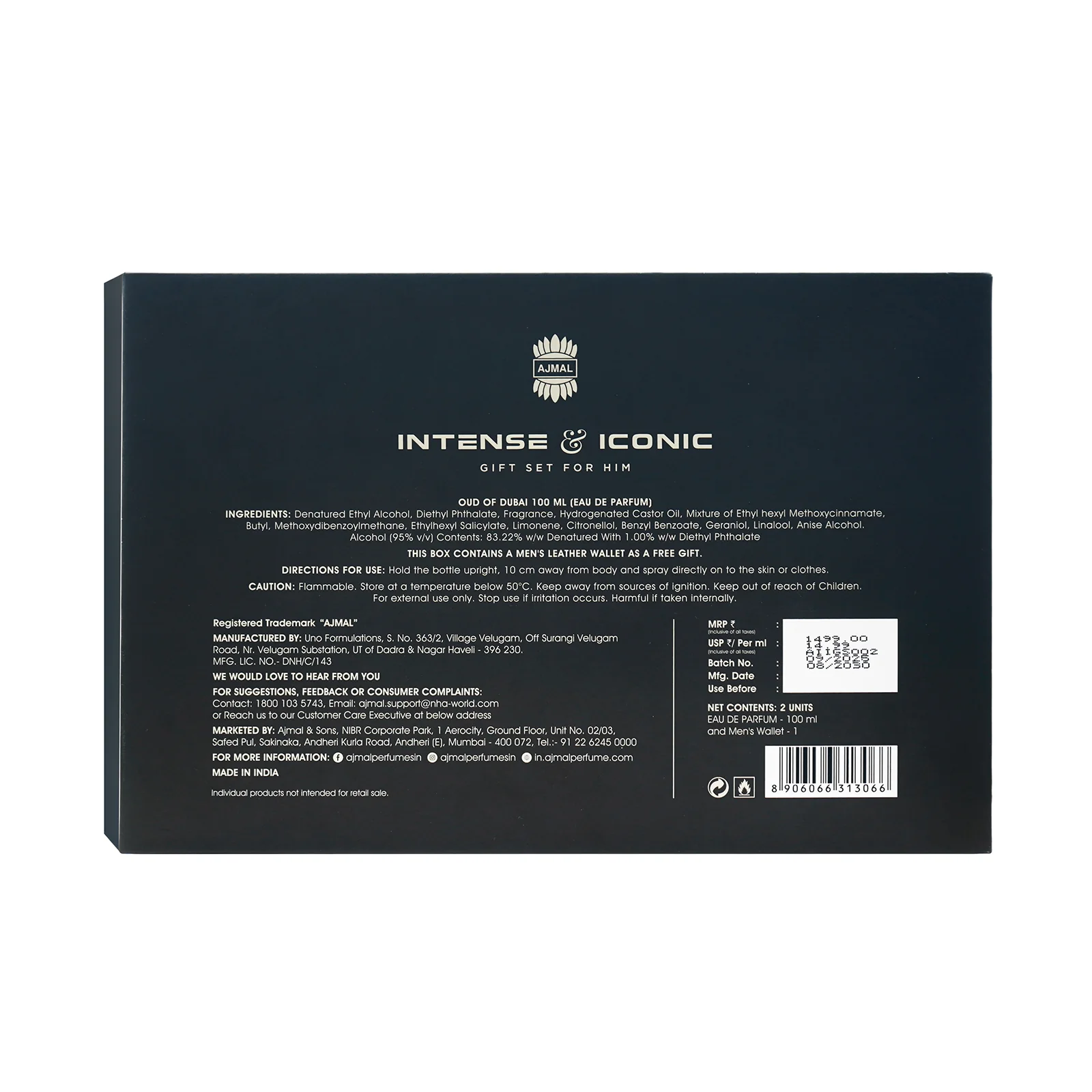 Intense & Iconic Giftset 100 ML for Men - Image 5