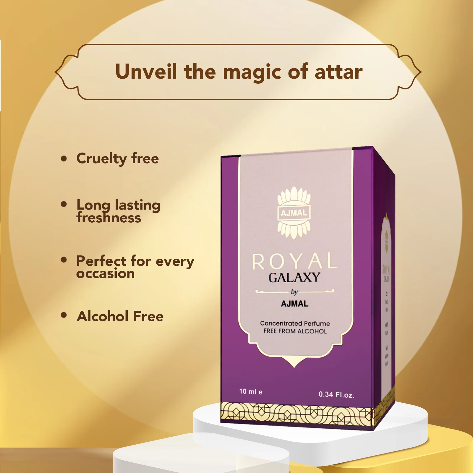 ROYAL-GALAXY Non-Alcoholic Attar 10ML for Unisex - Image 4