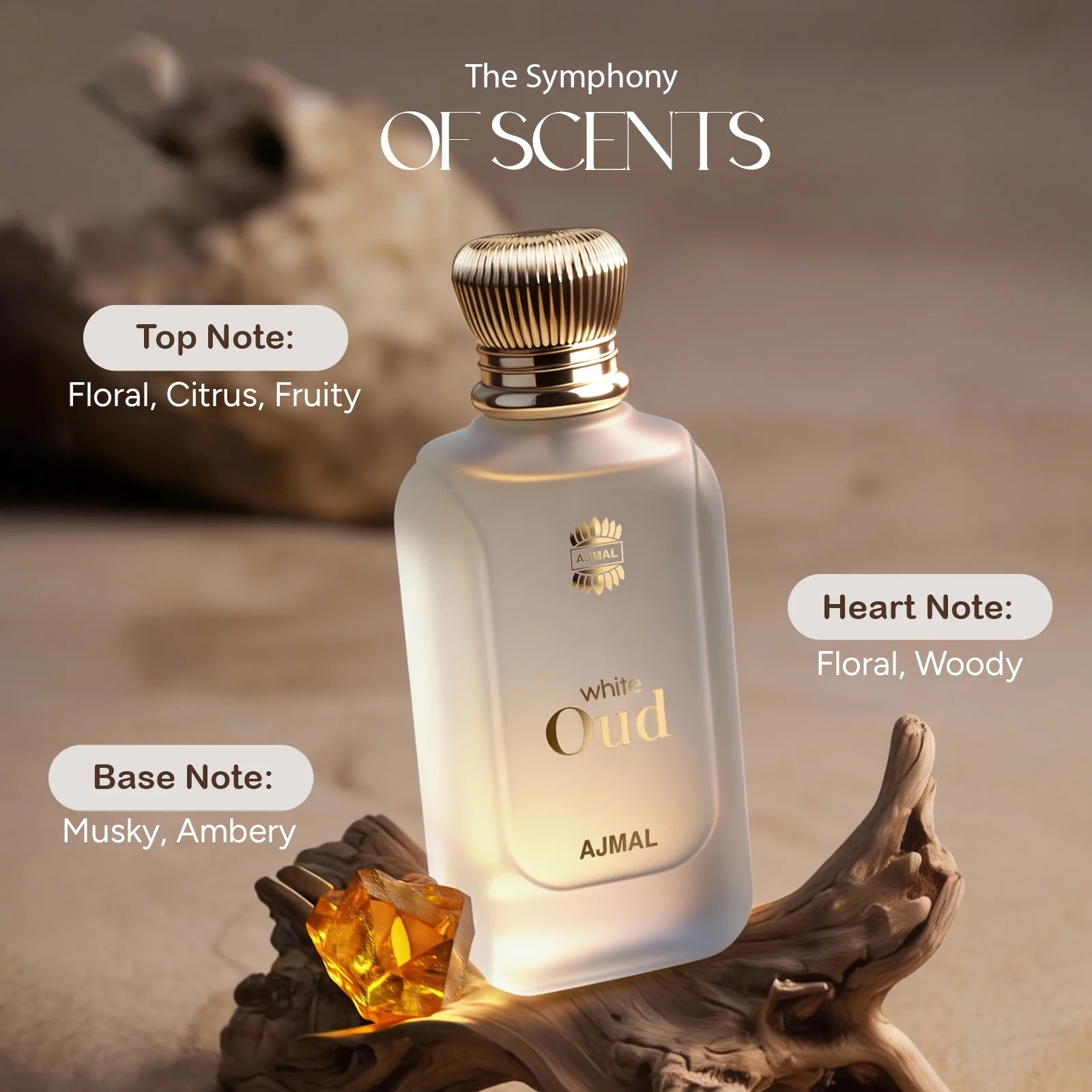 White Oud Perfume 100 ML for Men and Women - Image 5
